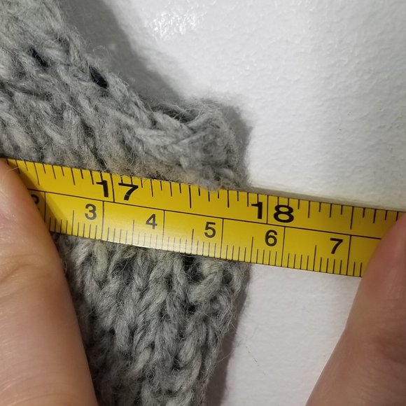 Cynthia Rowley | Gray Knit Cowl Sweater Tunic XS - Picture 8 of 8